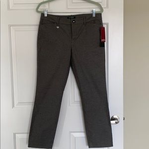 RALPH LAUREN petite houndstooth cotton pants